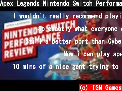 Apex Legends Nintendo Switch Performance Review  (c) IGN Games